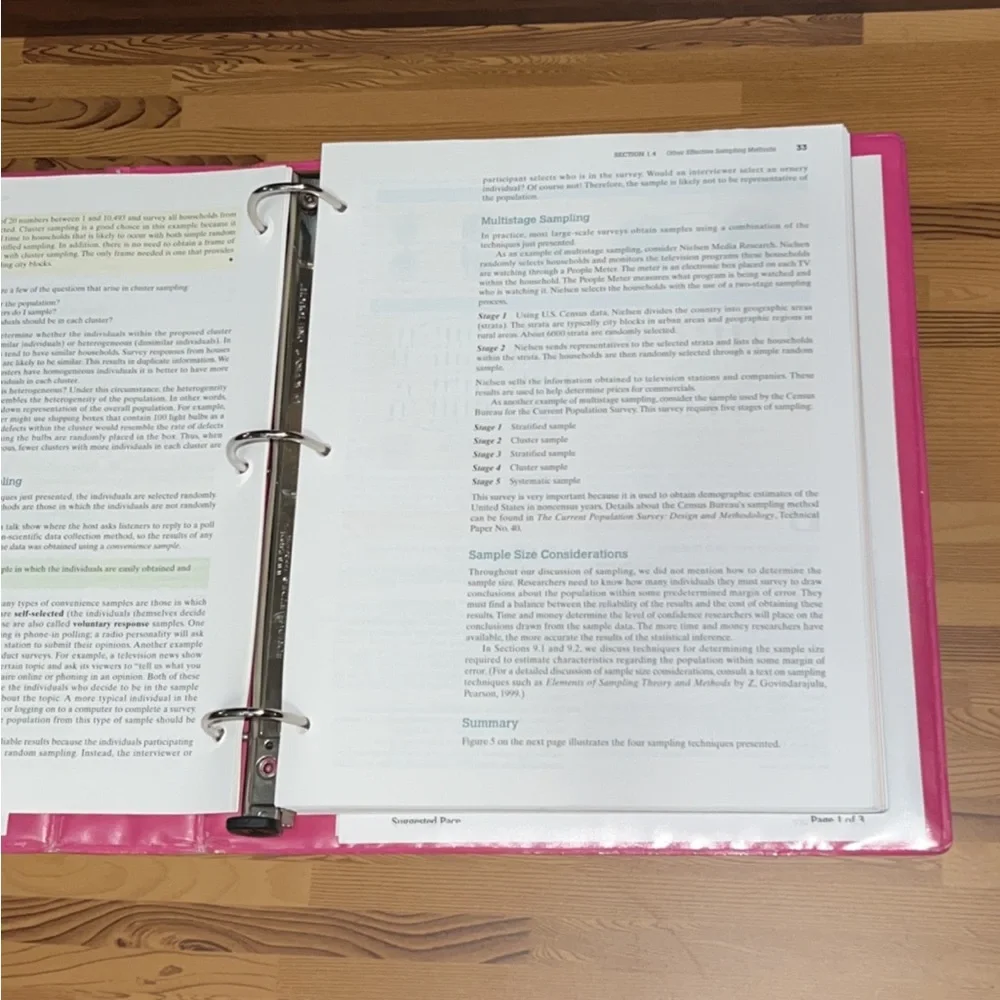 Statistics Textbook - Picture 2 of 2